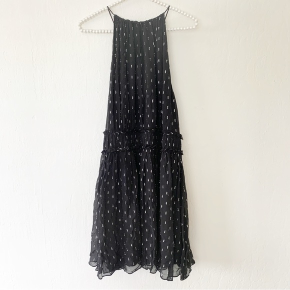 Joie Althia Metallic Embroidered Silk Dress - Picture 8 of 16